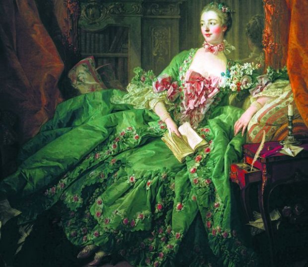 Za panowania Ludwika XV, na dworze francuskim nie unikano barwnych makijaży